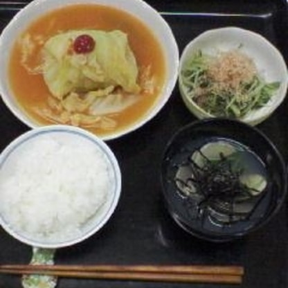 和風味で食べたかったのでこちらのレシピに( ´ ▽ ` )ﾉ
美味しくいただきました♪
写真は好みでケチャップを足してしまった人の分ですがσ(^_^;)